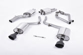 Milltek Audi S5 3.0 TFSI B8 COUPÉ & CABRIOLET (S TRONIC) (2009 to 2011) - EC-Approved. Dual Cerakote Black Tips